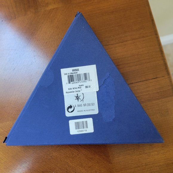 Swarovski Christmas Ornament 2005 Rockefeller Center - Picture 6 of 7